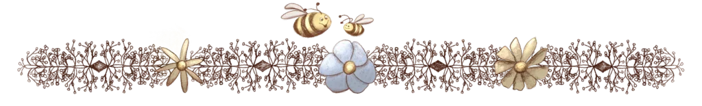 illustration abeille ornement
